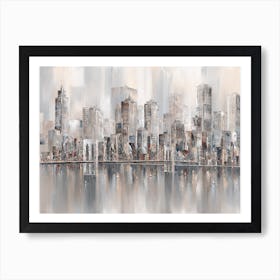 Illusions, New York Skyline Art Print