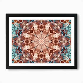 Solar Mandala Pattern And Texture 2 Art Print