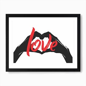 Love Heart Art Print