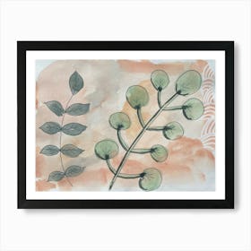 Ferns And Leaves Art Print