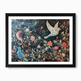 Contemporary Artwork Inspired By William Morris 2 Art Print