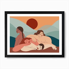 Earth Ladies Art Print