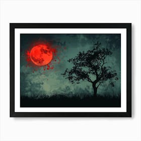 Full Moon 9 Art Print