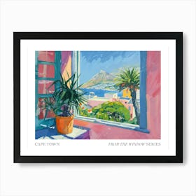 Cape Town From The Window Series Poster Painting 1 Art Print