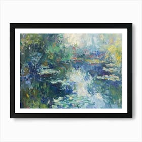 Water Lily Pond Art Print