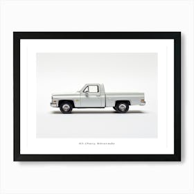 Toy Car 83 Chevy Silverado White 2 Poster Art Print