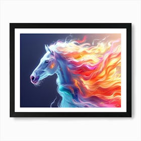 Colorful Horse Art Print