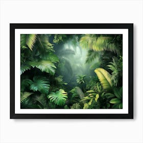 Tropical Jungle 3 Art Print