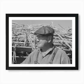 Sugarcane Farmer, Delcambre, Louisiana By Russell Lee Art Print