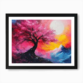 Cherry Blossom Tree 16 Art Print