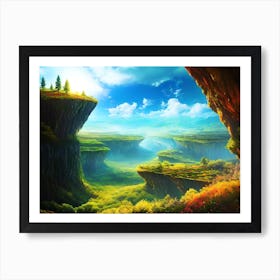 Landscape Painting 39 Art Print