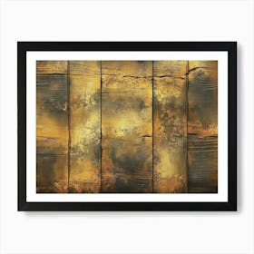 Wooden Planks Art Print