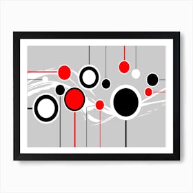 Abstraction Art Illustration In Painting Digital Style 55 Art Print