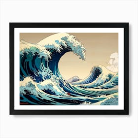 Great Wave Off Kanagawa 29 Art Print