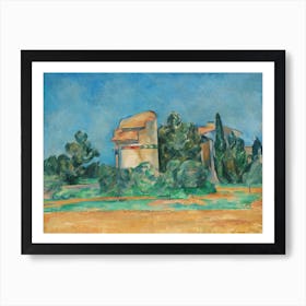 The Pigeon Tower At Bellevue, Paul Cézanne Art Print