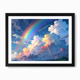 Rainbow In The Sky 12 Art Print