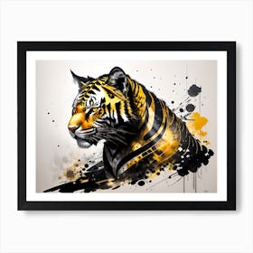 Tiger Painting 3 Art Print