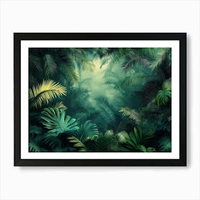 3d Tropical Wild Jungle Forest Affiche