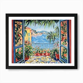 Open Window Matisse Cinqueterre Italy Art Print