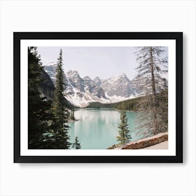 Forested Canada Lake Art Print