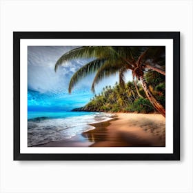 Tropical Beach 3 Art Print