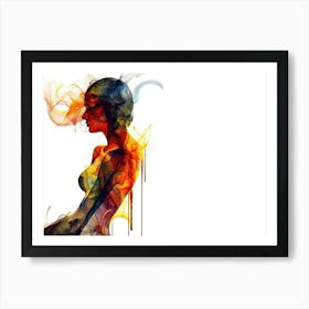 Abstract Of A Woman 6 Art Print