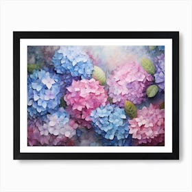 Hydrangeas 38 Art Print