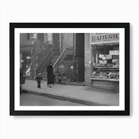 Untitled Photo, Possibly Related To Mothers Talking Together And Child Playing In The Gutter, 139th Street Just Art Print