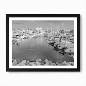 Portixol Palma de Mallorca, idyllic old harbor Art Print