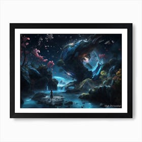 Night In The Forest Art Print