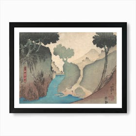 Landscape In The Mist By Utagawa Kunisada Art Print