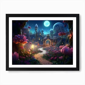 Fairytale Landscape Art Print