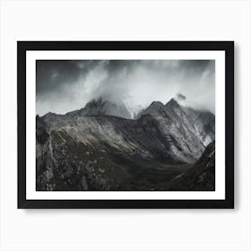 Stormy Mountain Sky Art Print