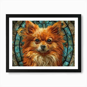 Pomeranian Fine Art Portrait 2 Art Print