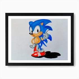 Sonic Art Print