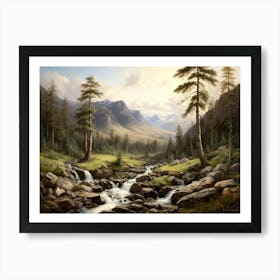 Mountain Stream Art Print