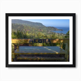 Aloha Bench Art Print