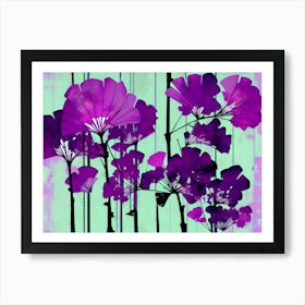 Purple Flowers 11 Art Print