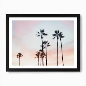 Pastel Beach Sunset Art Print