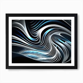 Digital abstract background art. 2 Art Print