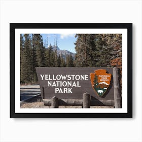 Yellowstone National Park Art Print