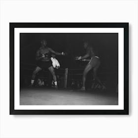 Untitled Photo, Possibly Related To Start Of An Amateur Boxing Match, Rayne, Louisiana By Russell Lee Art Print