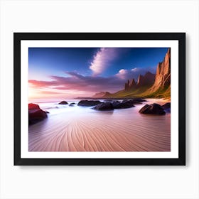 Imagined Beach #2 1 Art Print