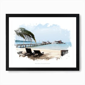 Victory Beach, Sihanoukville, Cambodia Art Print