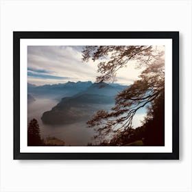 Misty Lake Affiche