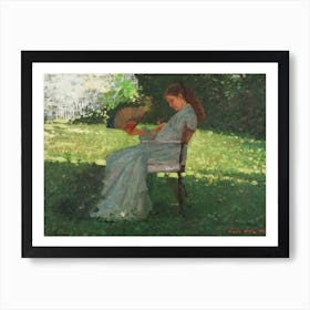 The Butterfly, Winslow Homer Art Print