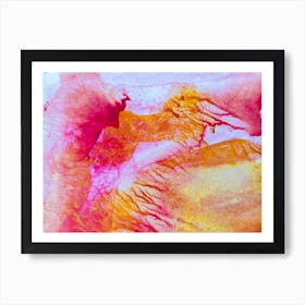 Abstract Watercolor Painting 8 Affiche