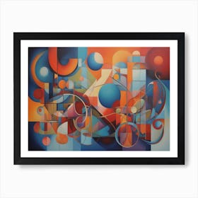 Abstract Formations Art Print