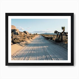 Desert Dirt Road Art Print