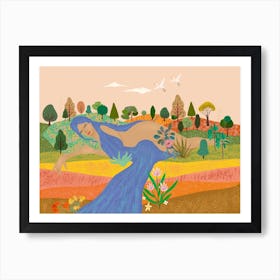 Gaia Sleeping Art Print